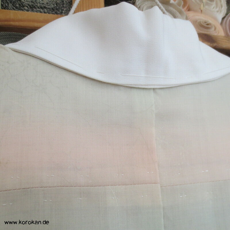 pastellige Hydrangea Wollmuslin Juban Unterkimono