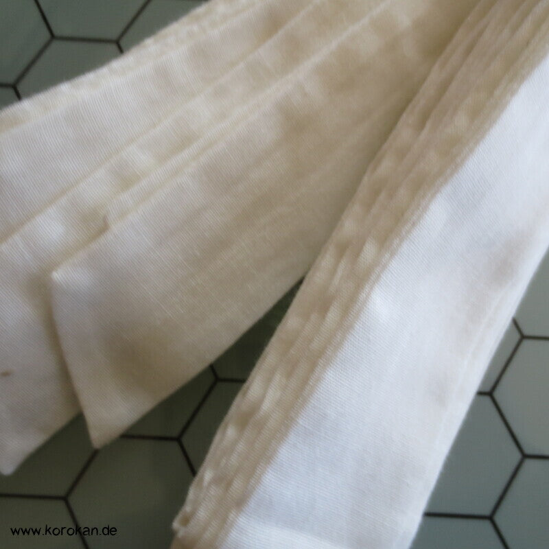 Himo Kimono Bindeband, einfach weiß