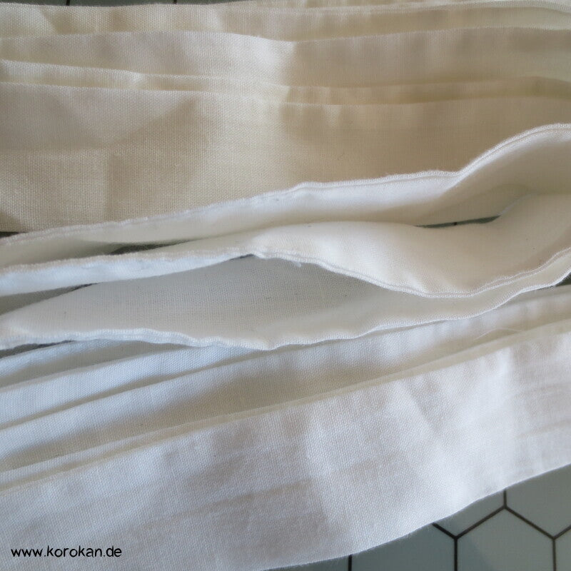 Himo Kimono Bindeband, einfach weiß