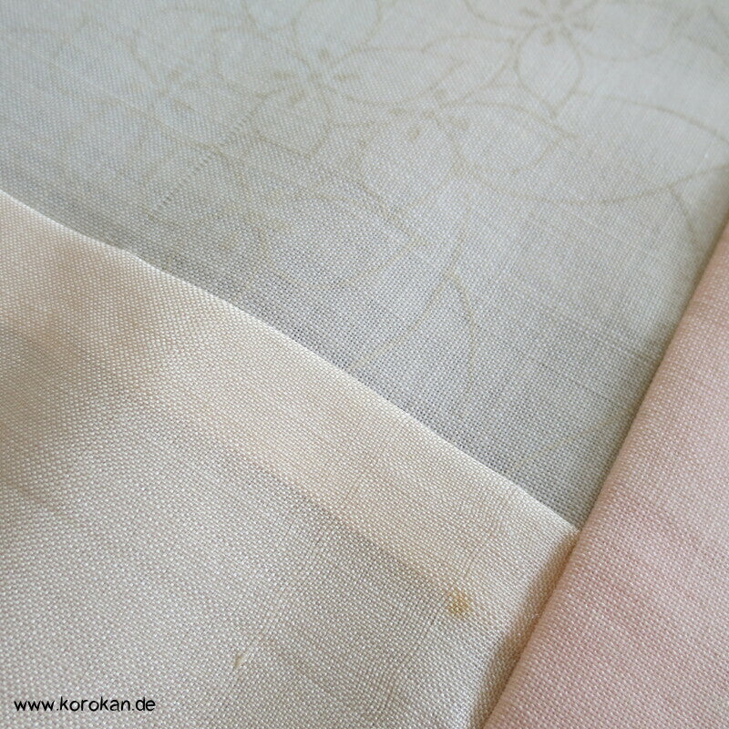 pastellige Hydrangea Wollmuslin Juban Unterkimono
