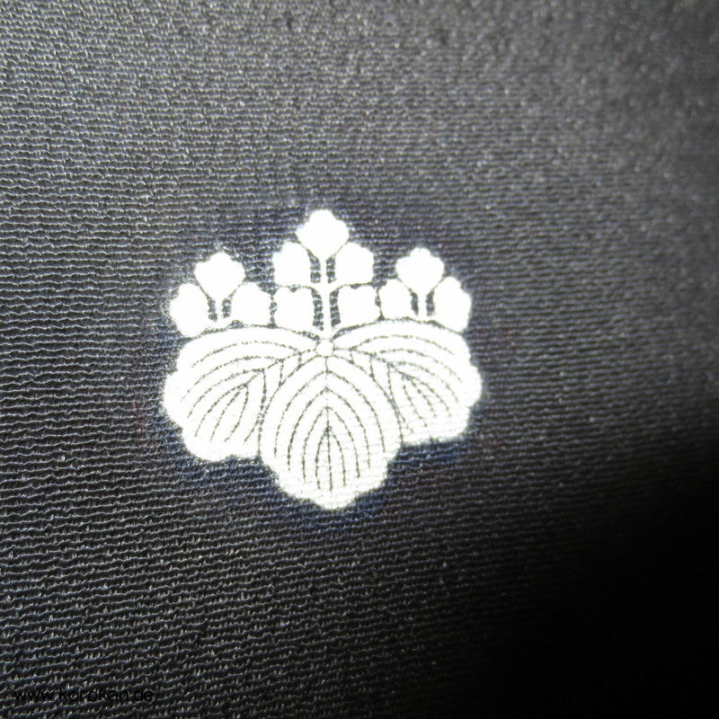 grün - goldene Spiegel Tomesode Seiden Kimono