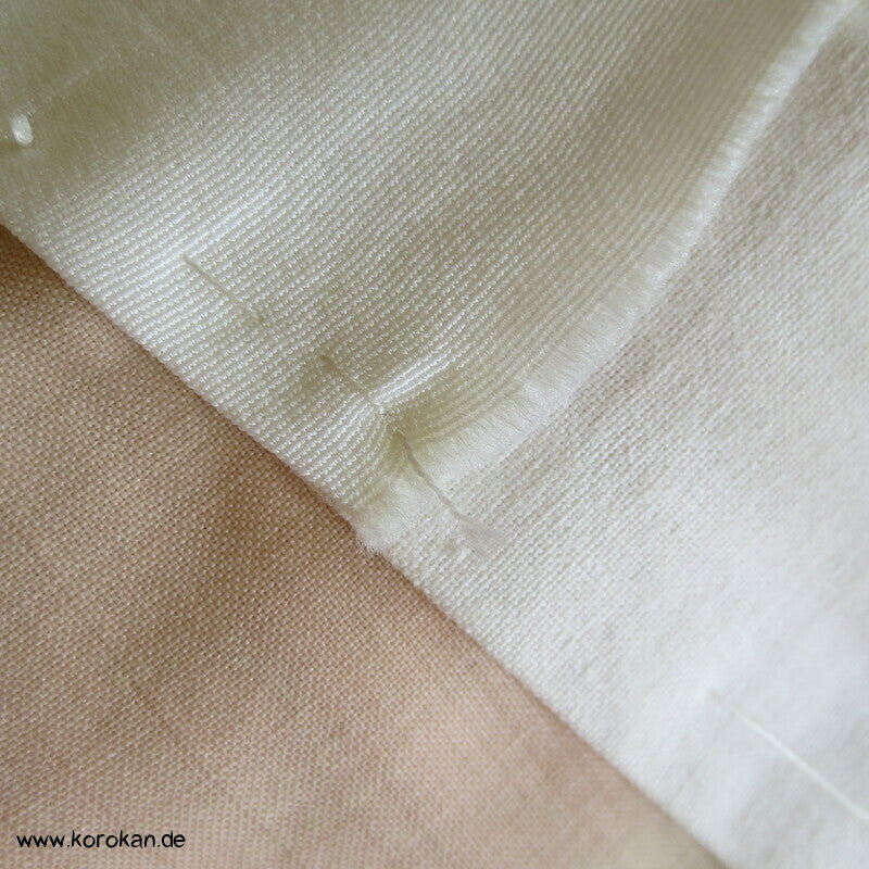 pastellige Hydrangea Wollmuslin Juban Unterkimono