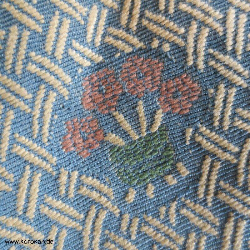 Flechtmuster mit Blumen neuer Hanhaba Obi