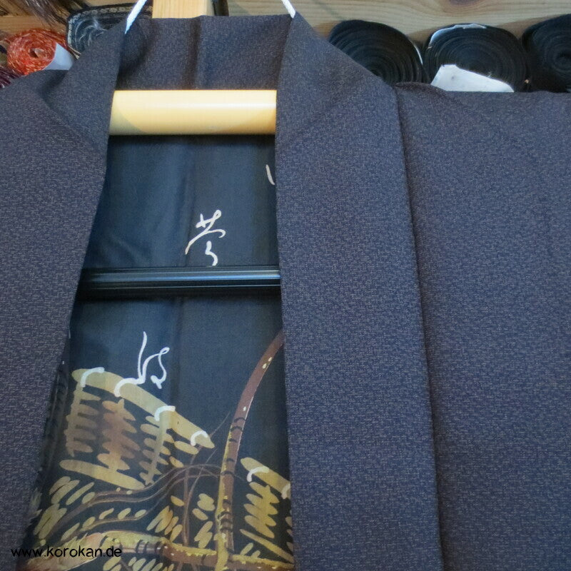 gesticktes Mon Haori Jacke, Ebikrabbenfutter