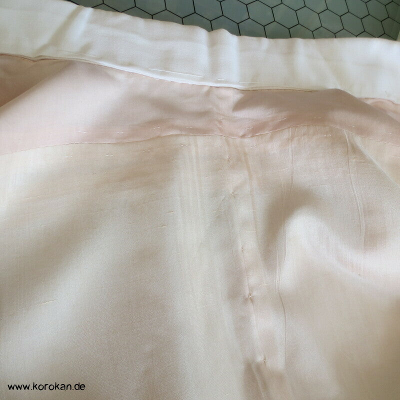 pastellige Hydrangea Wollmuslin Juban Unterkimono