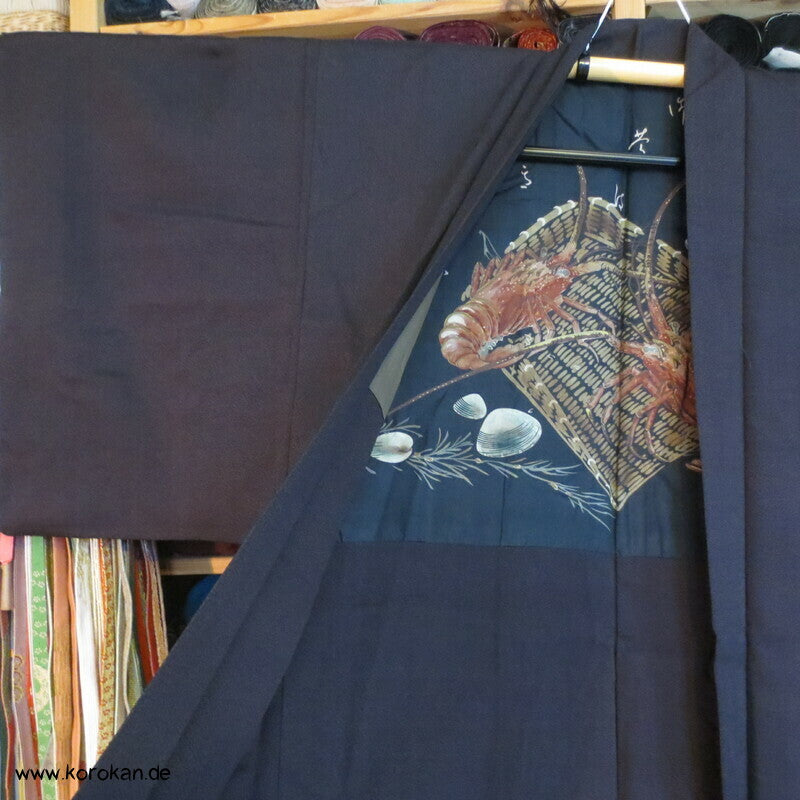 gesticktes Mon Haori Jacke, Ebikrabbenfutter