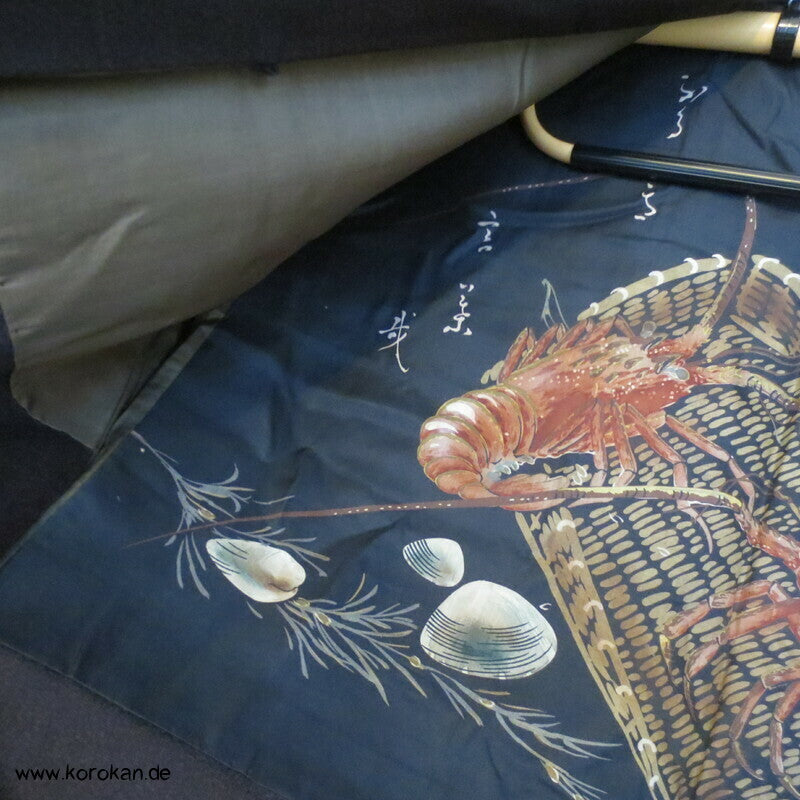 gesticktes Mon Haori Jacke, Ebikrabbenfutter