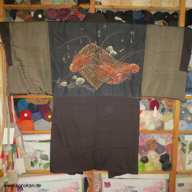 gesticktes Mon Haori Jacke, Ebikrabbenfutter