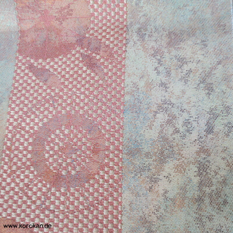 Bangasa Papierschirme Nagoya Brokat Obi - pastell - glänzend