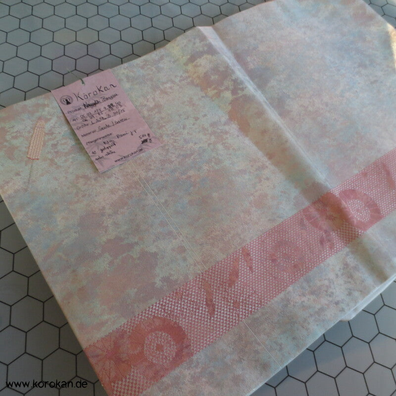 Bangasa Papierschirme Nagoya Brokat Obi - pastell - glänzend