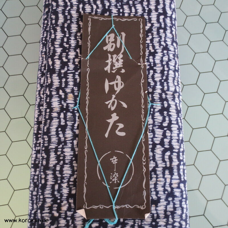 Tanmono Yukata Kimono Baumwoll Männerstoff, Tupfenstreifen, Japan