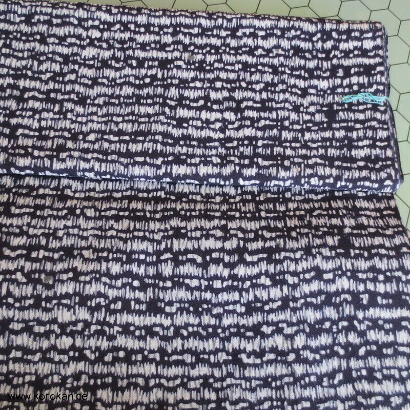 Tanmono Yukata Kimono Baumwoll Männerstoff, Tupfenstreifen, Japan