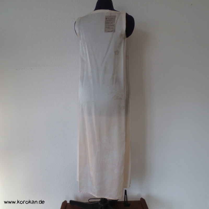 Juban Fächer Seide Unterkleid, halbtransparent