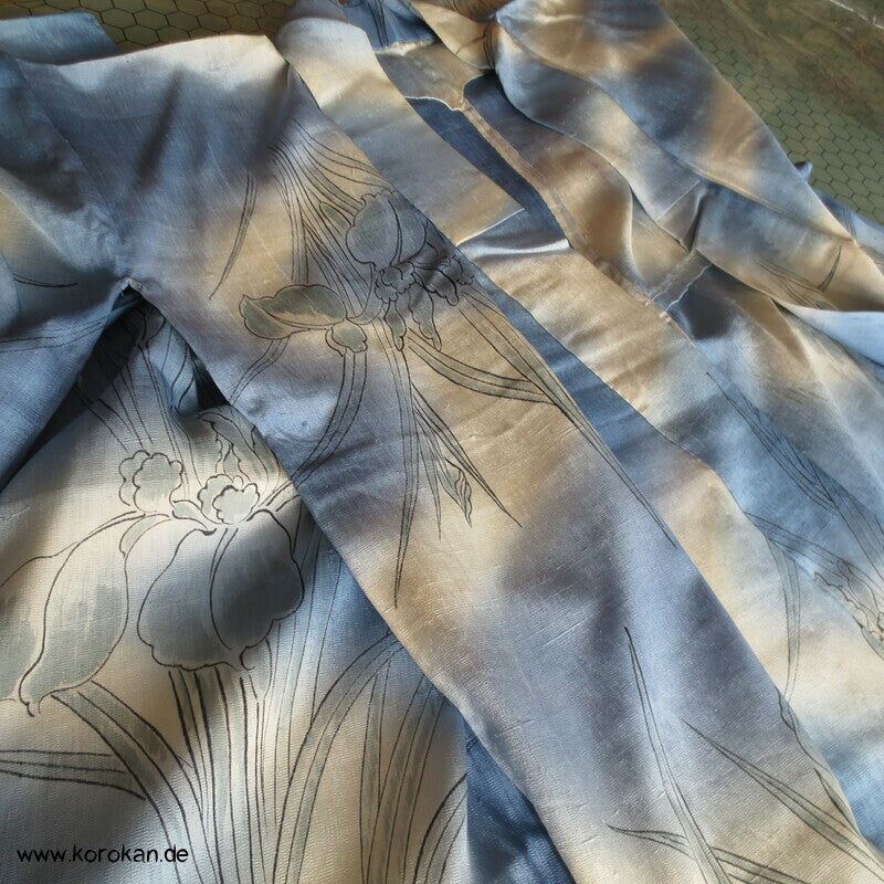 Iris am Fluss Hitoe Kimono
