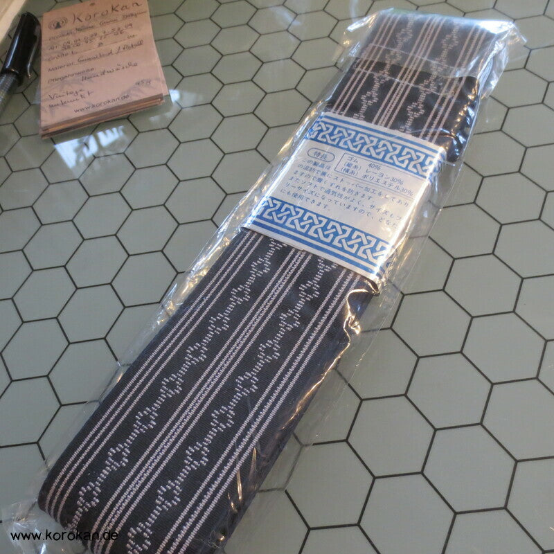 Datejime Gummiband Kimono Gürtel Hakata Blau