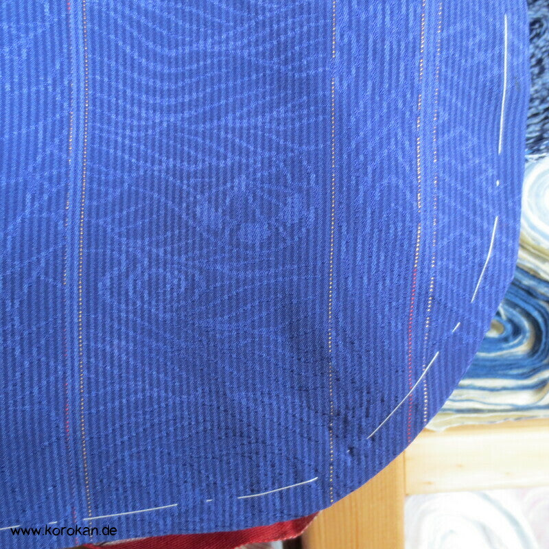 Sha Seide mit leichtem Lurex Faden Komon Kimono