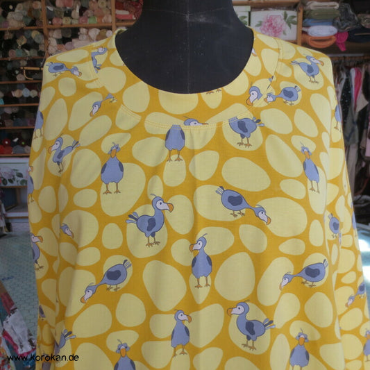 Baumwolljersey Dodo Langarm Shirt A Linie, Gr. L