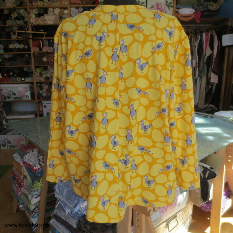 Baumwolljersey Dodo Langarm Shirt A Linie, Gr. L