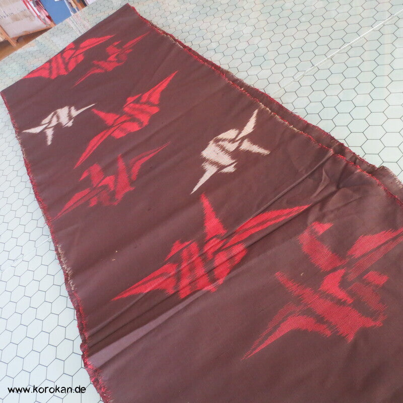 Tanmono Japan Meisen Origami Kraniche Seide, antik unbenutzt