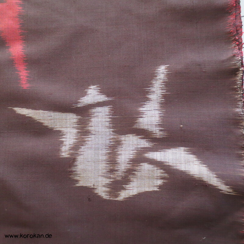 Tanmono Japan Meisen Origami Kraniche Seide, antik unbenutzt