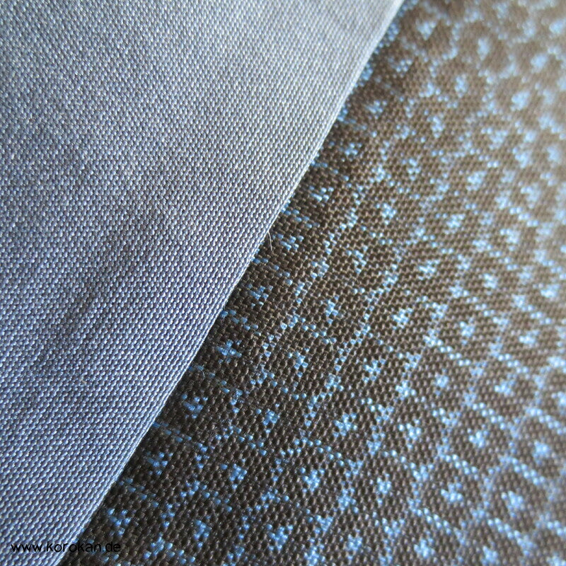 Bambus Shibori Futter Haori Kimono Jacke, Tsumugi Seide