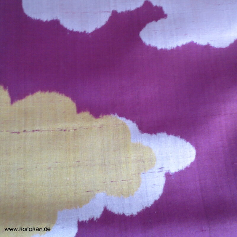 Tanmono Japan Meisen Murasaki Wolken Seide, antik unbenutzt