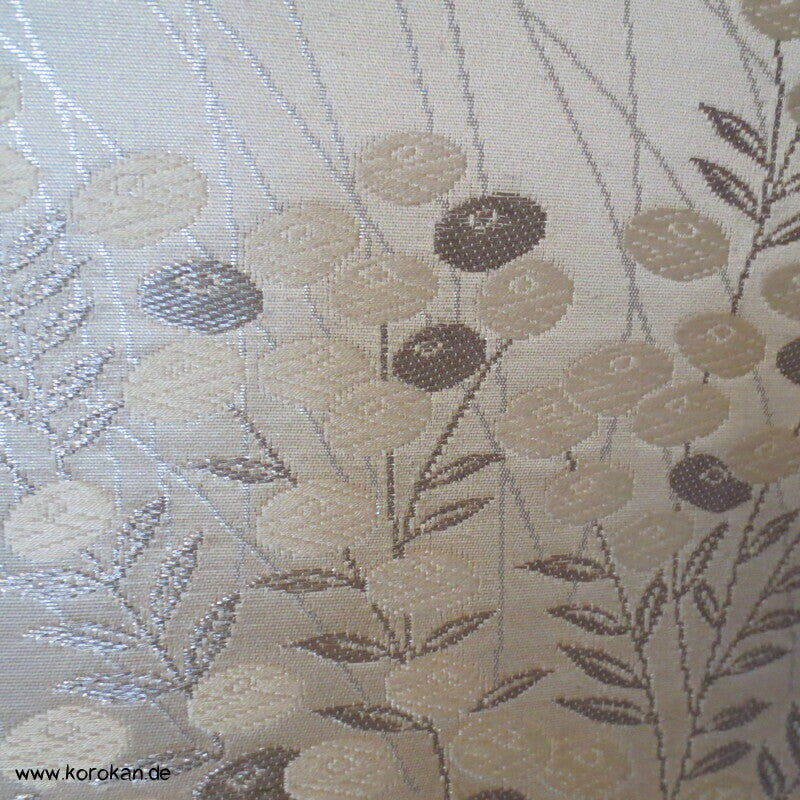 Upcycling Seidenbrokat Vorhangschal aus Fukuro Obi