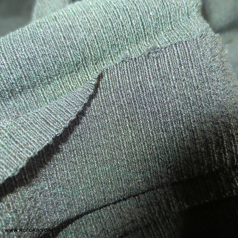 Hitoe Sha Seiden Kimono, anthrazit, halbtransparent