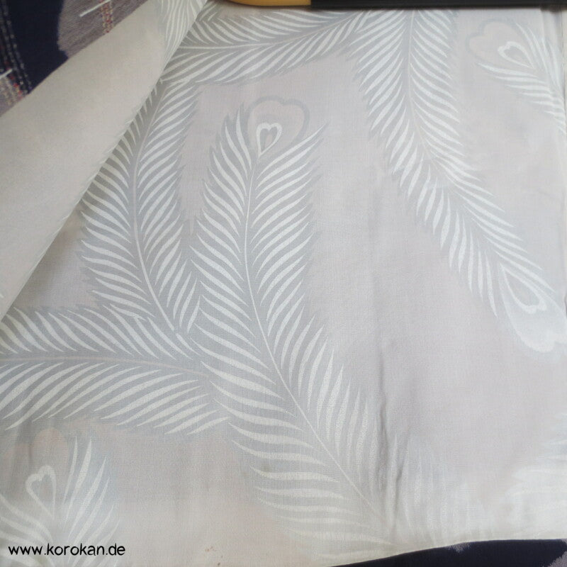Japan Art Deco Matsukawabishi Zacken Meisen Seiden Haori - Jacke