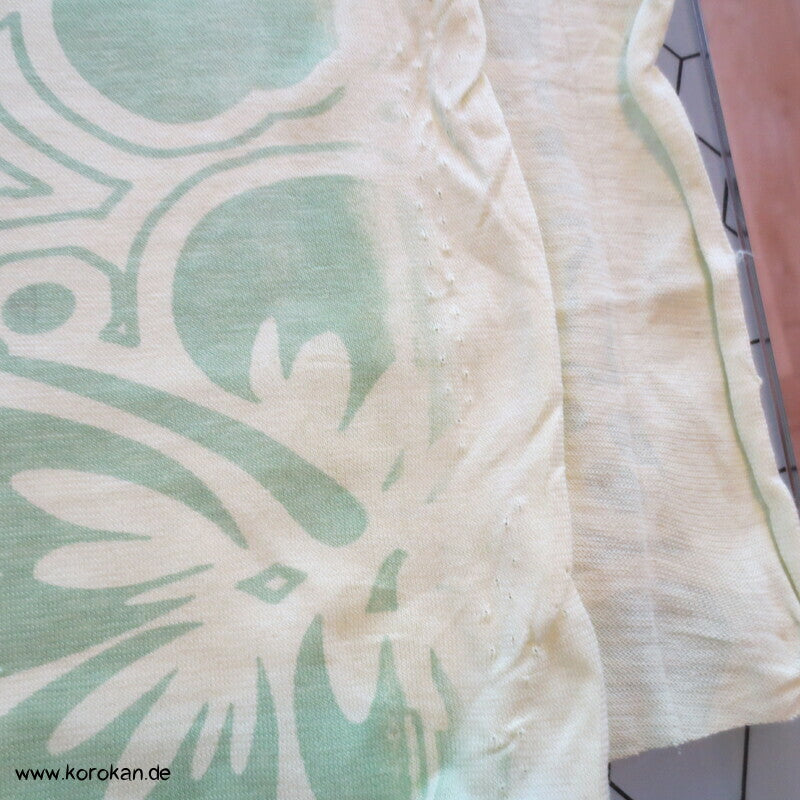 Baumwoll Z / S Hibiskusblüten Jersey