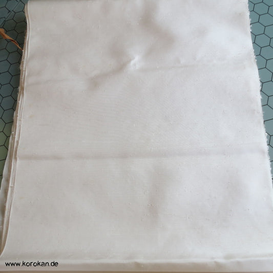 japanische naturfarbene noppige Kimono Seide Stoffrest  - Hochzeit