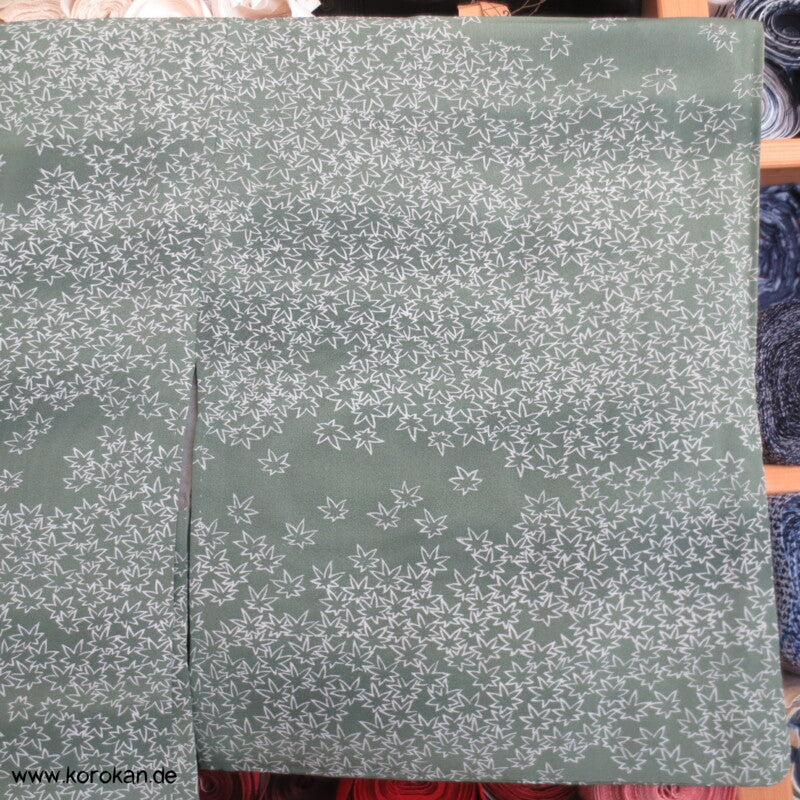 Ahornblätter auf seladon seidene Haori - Kimono Jacke