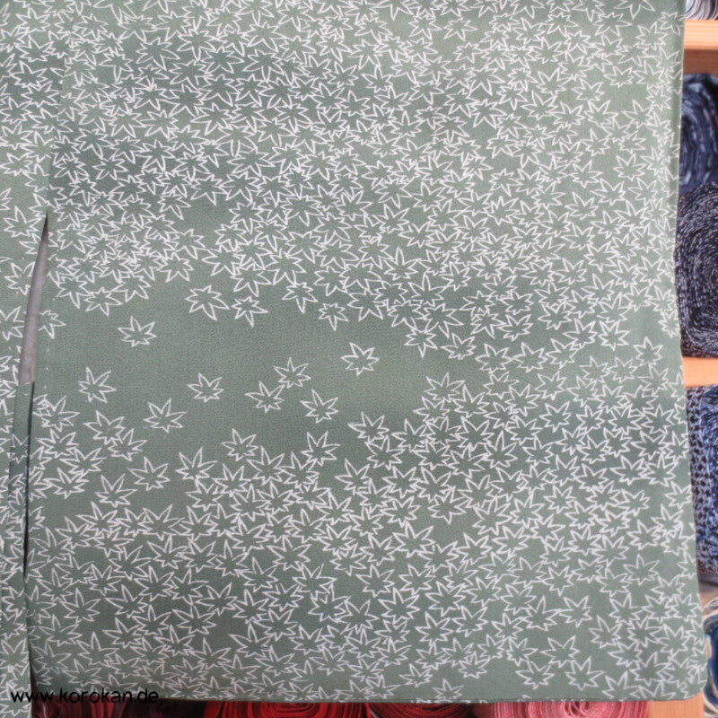 Ahornblätter auf seladon seidene Haori - Kimono Jacke