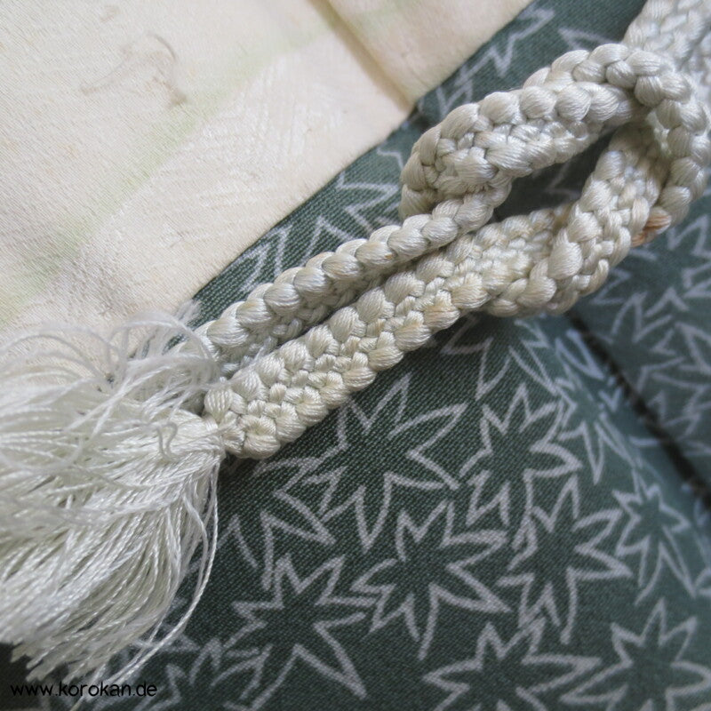 Ahornblätter auf seladon seidene Haori - Kimono Jacke