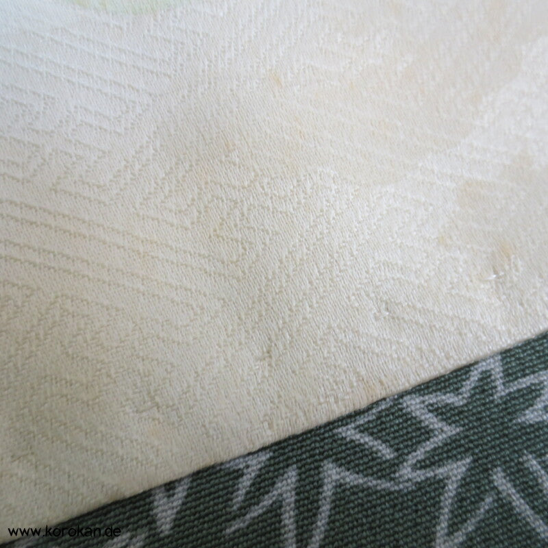 Ahornblätter auf seladon seidene Haori - Kimono Jacke