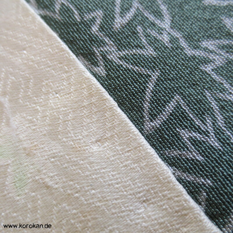 Ahornblätter auf seladon seidene Haori - Kimono Jacke