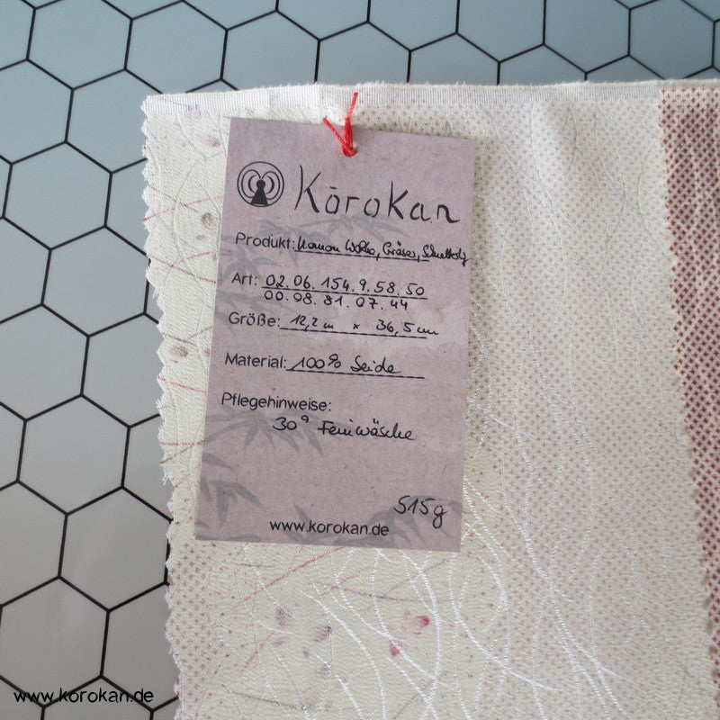 Wolken in denen Schmetterlinge schwirren Kimono Seide