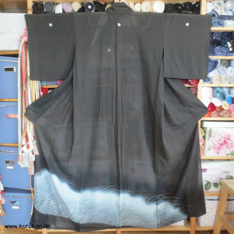 Gräsermeer Hitoe Rho Seide Tomesode Kimono