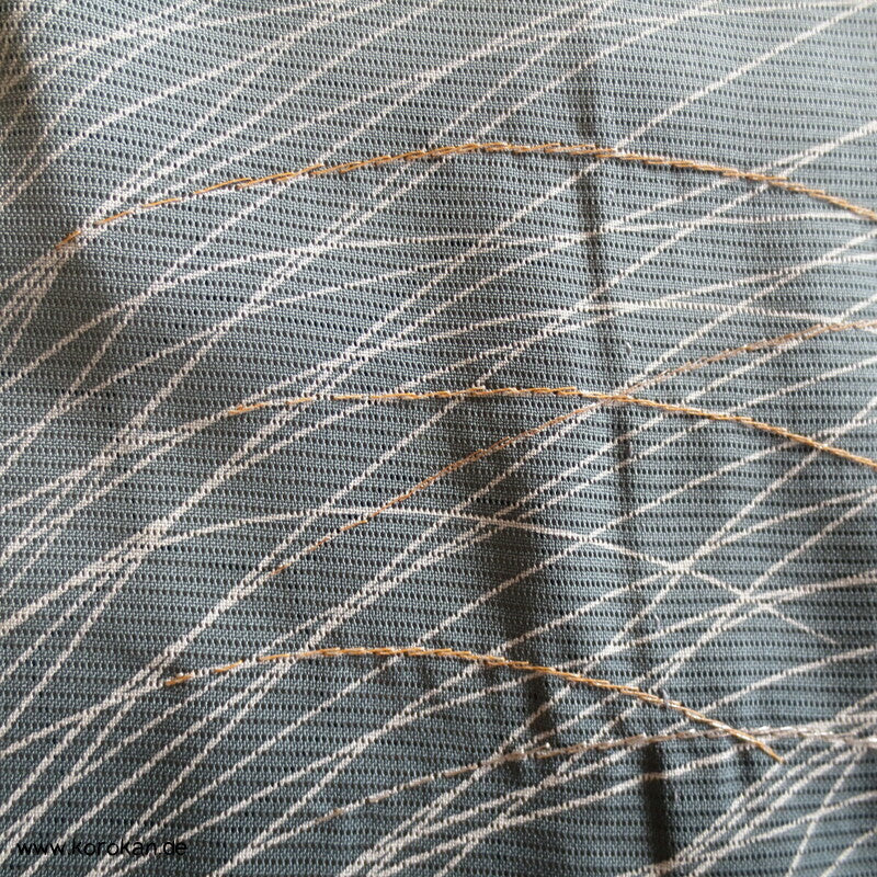 Gräsermeer Hitoe Rho Seide Tomesode Kimono