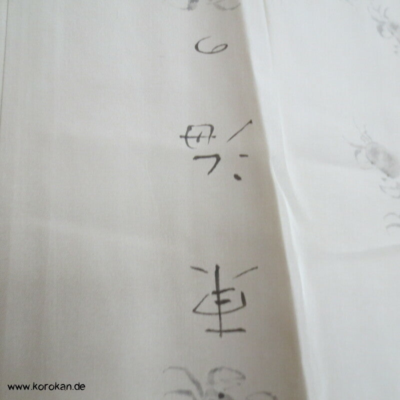 Krebse und Kanji Juban Unterkimono, Seide