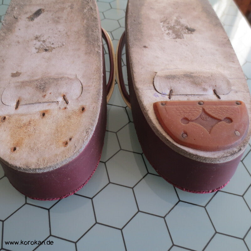 japanische Zori Zehensteg Sandalen Flechtmuster