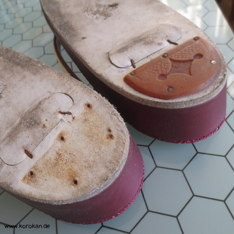 japanische Zori Zehensteg Sandalen Flechtmuster