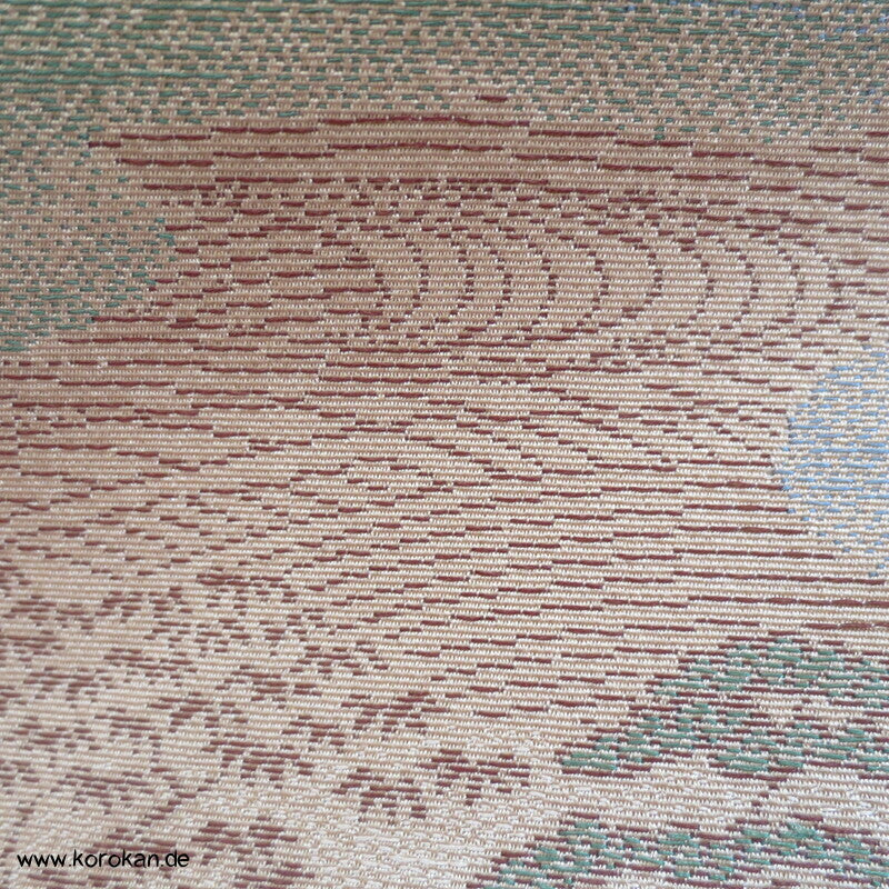 Szene aus alter Zeit Kimono Seidenjacquard