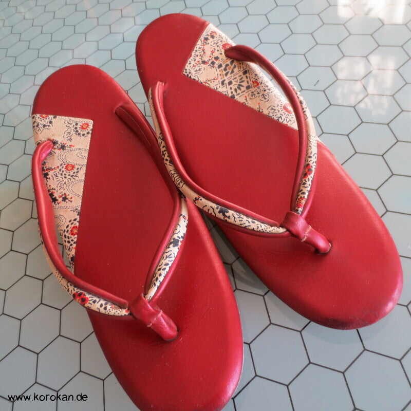 japanische Zori Zehensteg Sandalen Shikishi