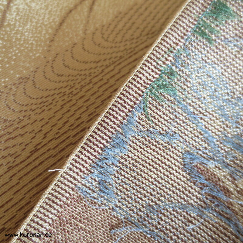 Szene aus alter Zeit Kimono Seidenjacquard