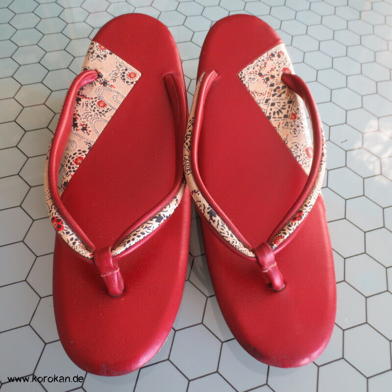 japanische Zori Zehensteg Sandalen Shikishi
