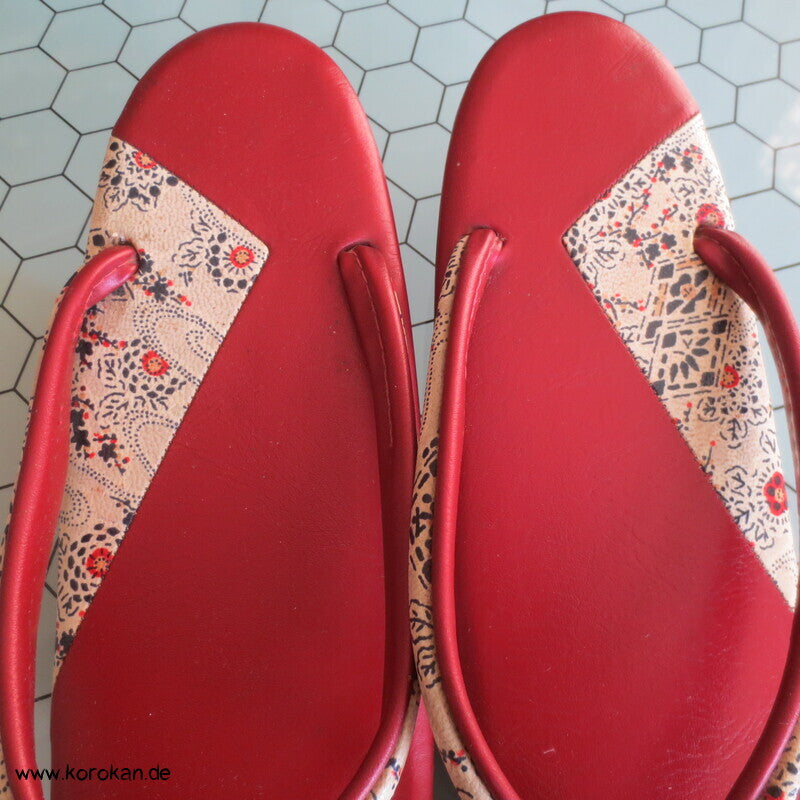 japanische Zori Zehensteg Sandalen Shikishi