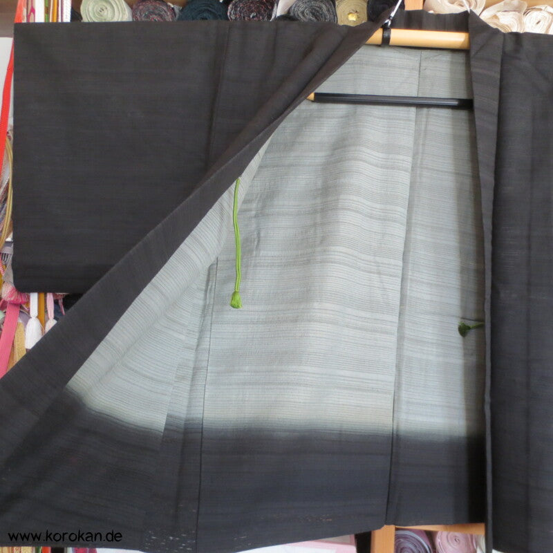 Rho Tsumugi Seide Haori - Kimono Jacke - für den Sommer