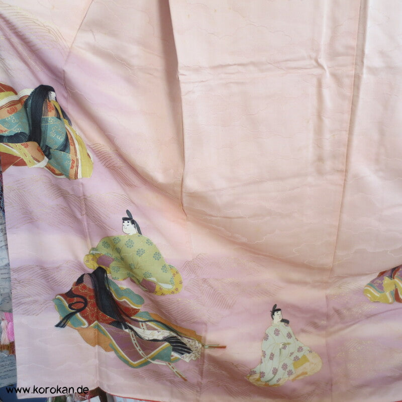 Murasaki Shikibu und Genji Homongi Kimono