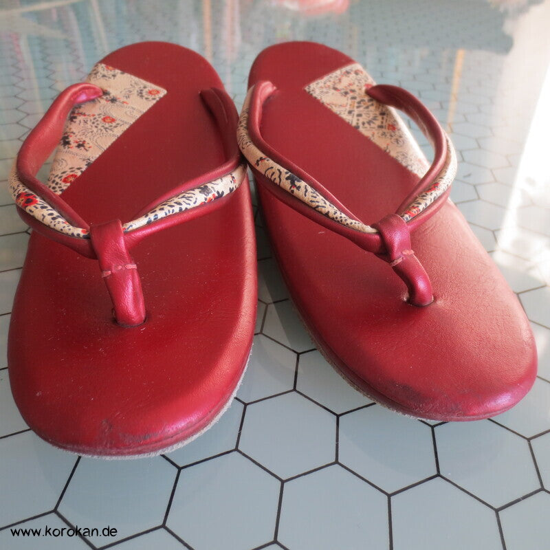 japanische Zori Zehensteg Sandalen Shikishi